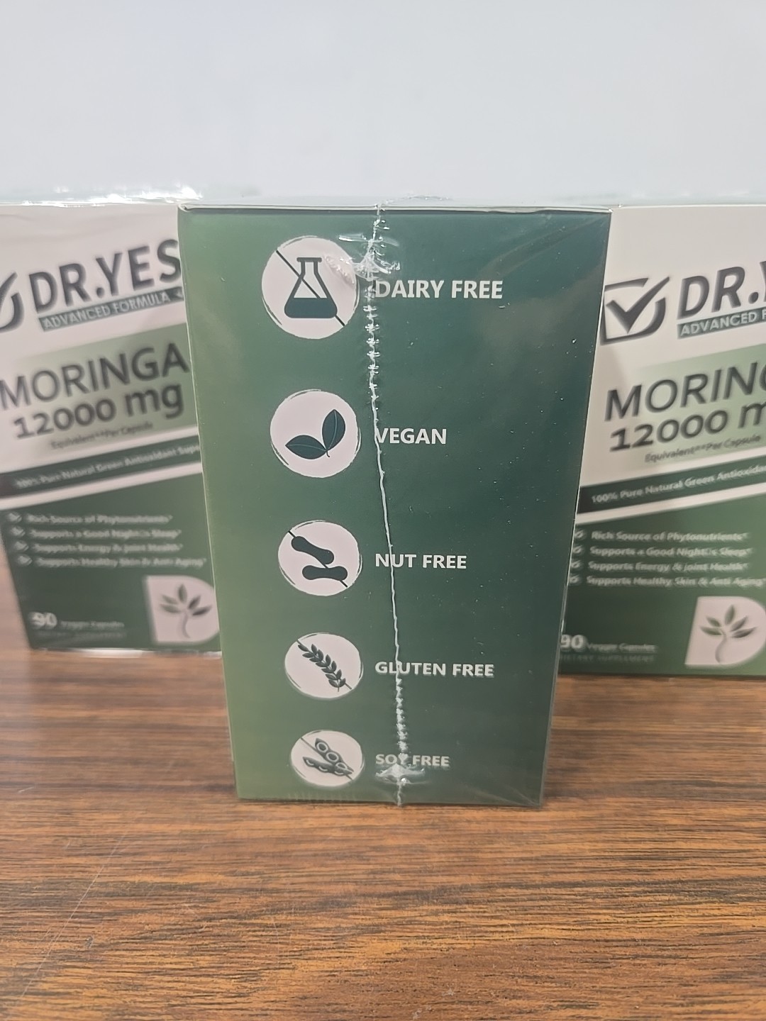 3x Dr. Yes Advanced Formula Moringa Capsules 12000mg 90ct (270 Total) EXP 06/27