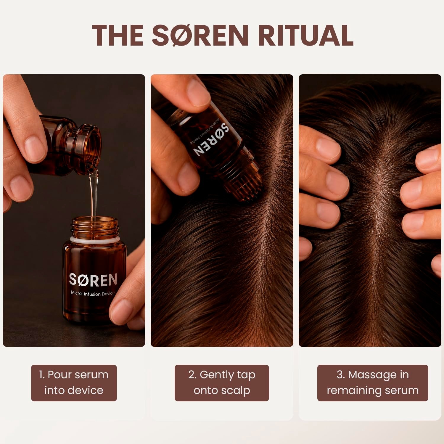 SØREN Micro Infusion Hair Renewal System by SOREN – Saw Palmetto & Pe
