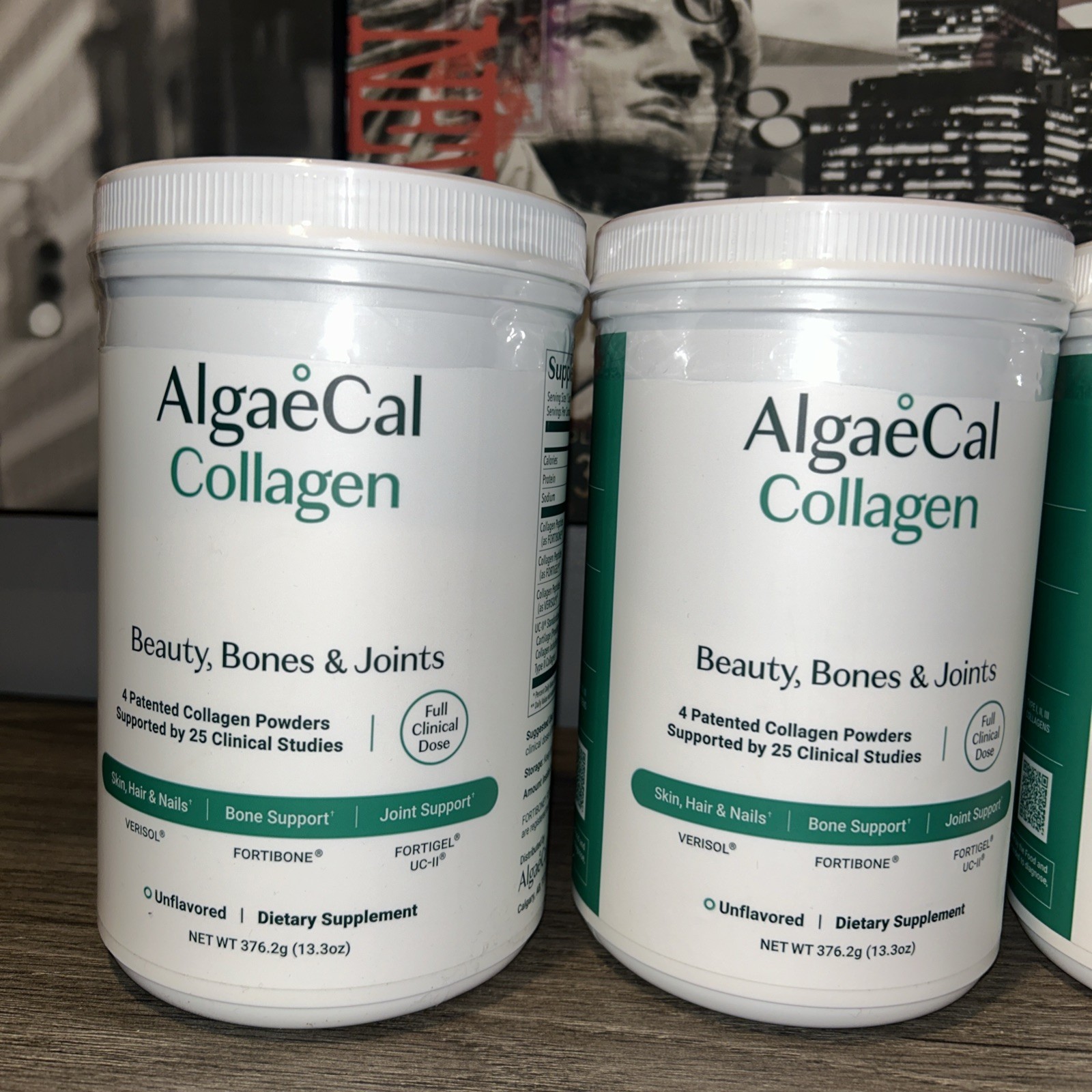3 ALGAECAL Collagen 4 Clinically-Supported Peptides VERISOL®, FORTIGEL®, UC-II®