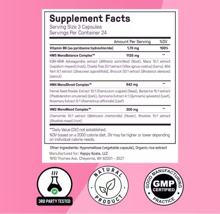 Happy Mammoth **Not Available Hormone Harmony Natural Hormonal Support for Women
