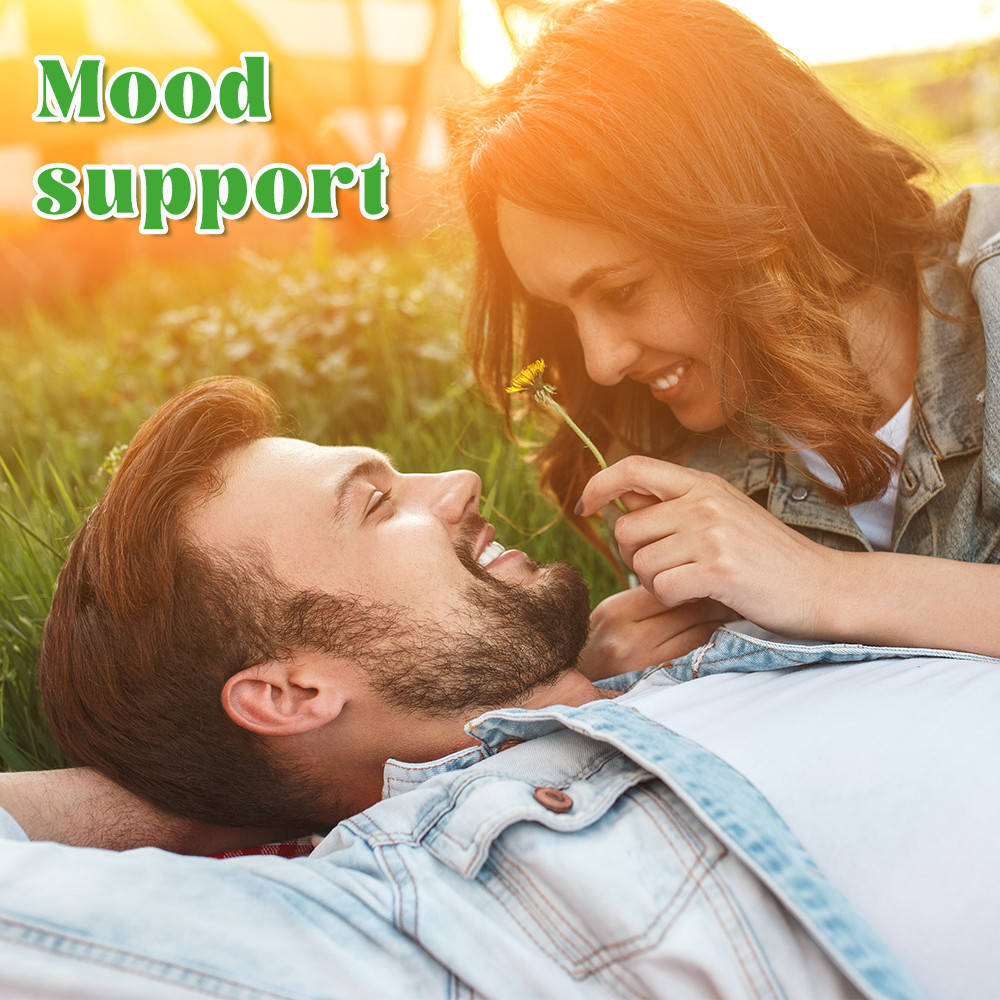Natural Relaxing Mood Sleep Support 120 Vegan Capsules 1000mg Extra Strength USA