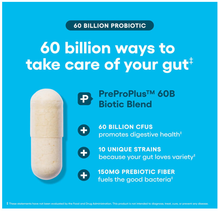 Physician’s CHOICE Probiotics 60 Billion CFU 30 Caps Digestive Gut Health