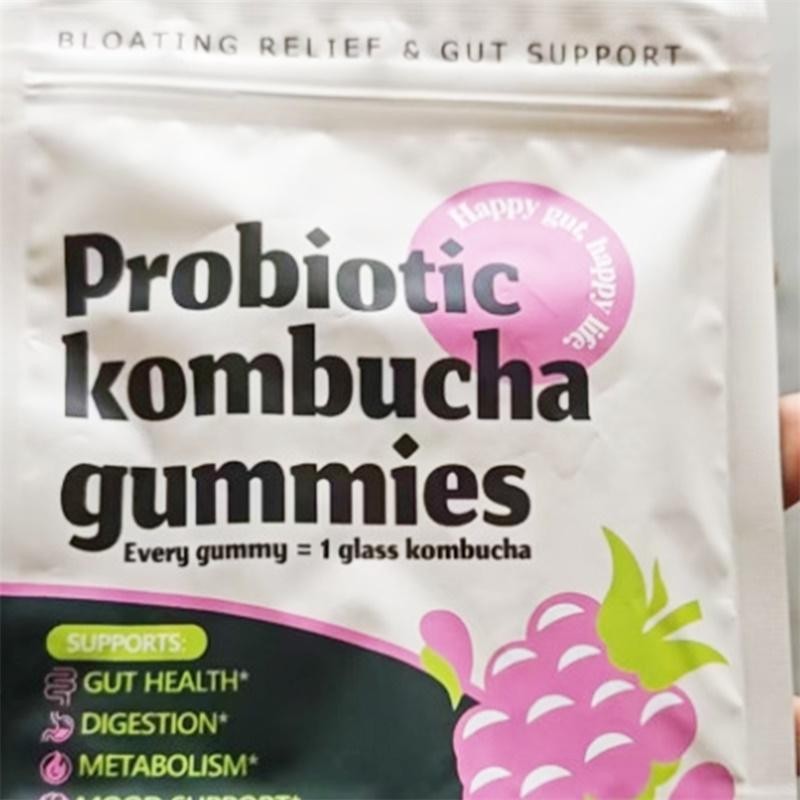 Postbiotics, Probiotics, Probiotic Kombucha Gummy – Prebiotics, Fiber Supplement