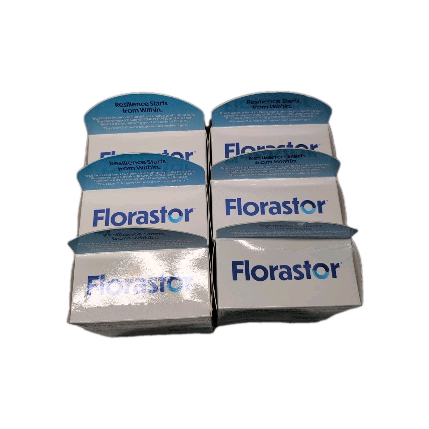 (6) Florastor Daily Probiotic Supplement – 20 Capsules Each Box Exp. 04/2027+