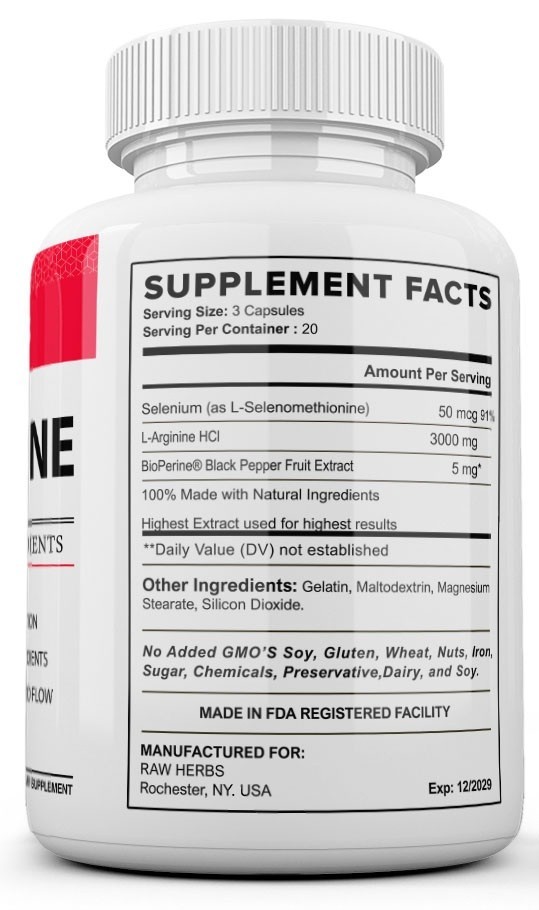 Force Factor L-Arginine 3000 MG, Extra Strength Nitric Oxide & Circulation Boost