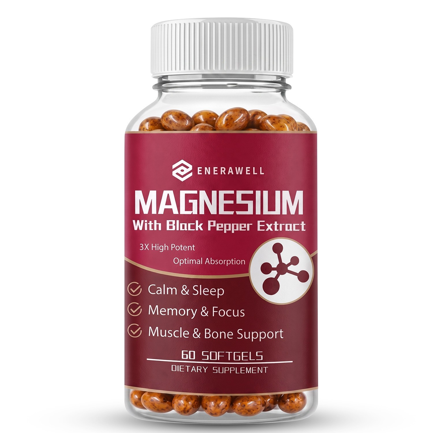 Magnesium Glycinate | Capsules Highest Potency Buffered & Chelated | 02/07/2027