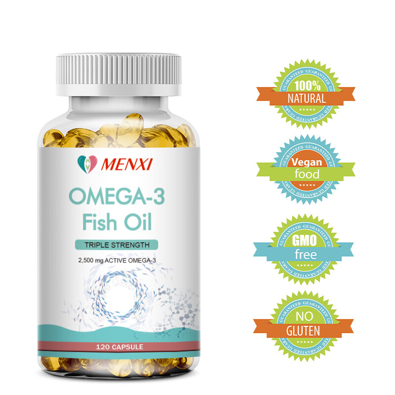 10/120Caps 2500mg Omega 3 & 3600mg Fish Oil Tablets EPA & DHA Heart Health MX