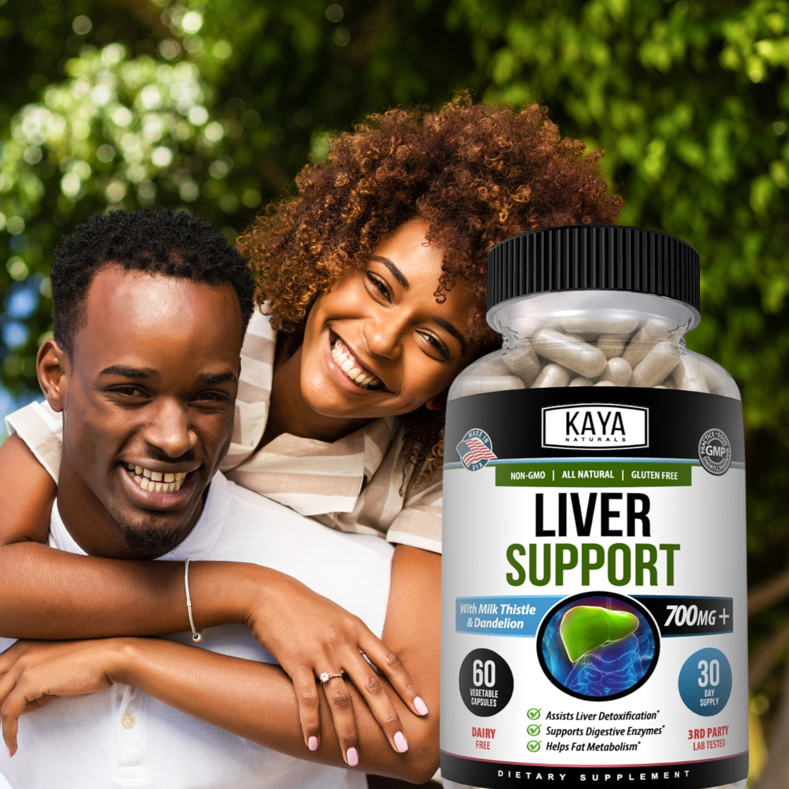 Liver Support, Cleanse, Detox & Repair Formula 22 Herbs Including Milk Thistle
