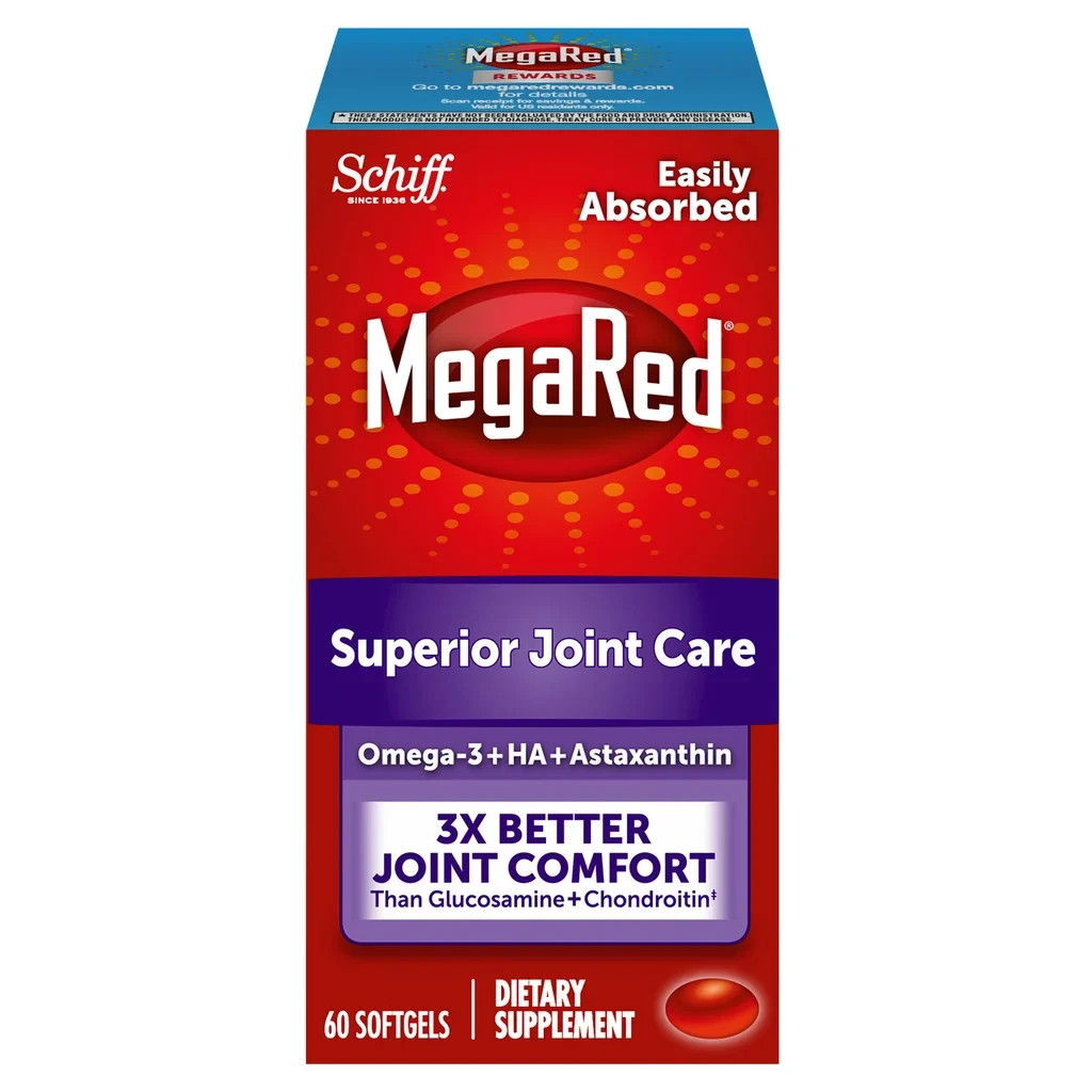 Schiff MegaRed Superior Joint Care, 60 Softgels