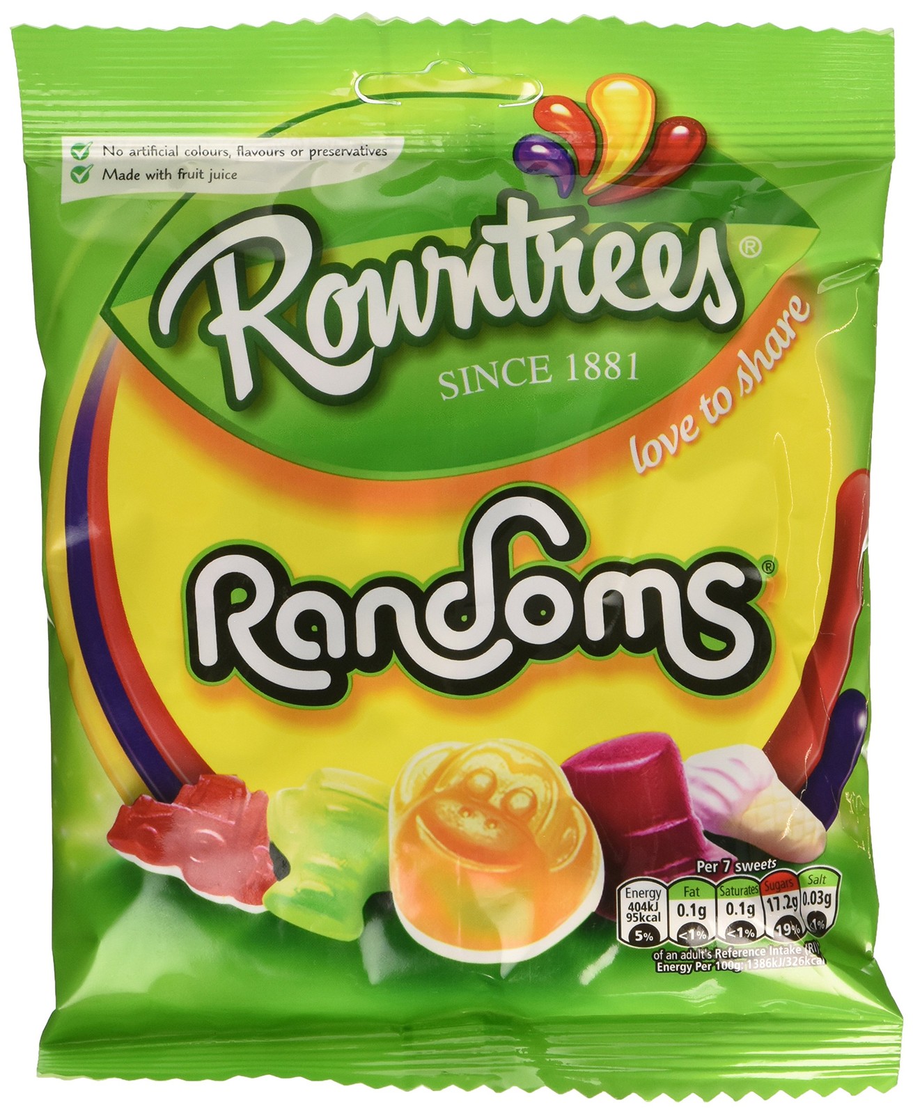 Rowntree’s Randoms 150G 5.29 Ounce (Pack of 1)