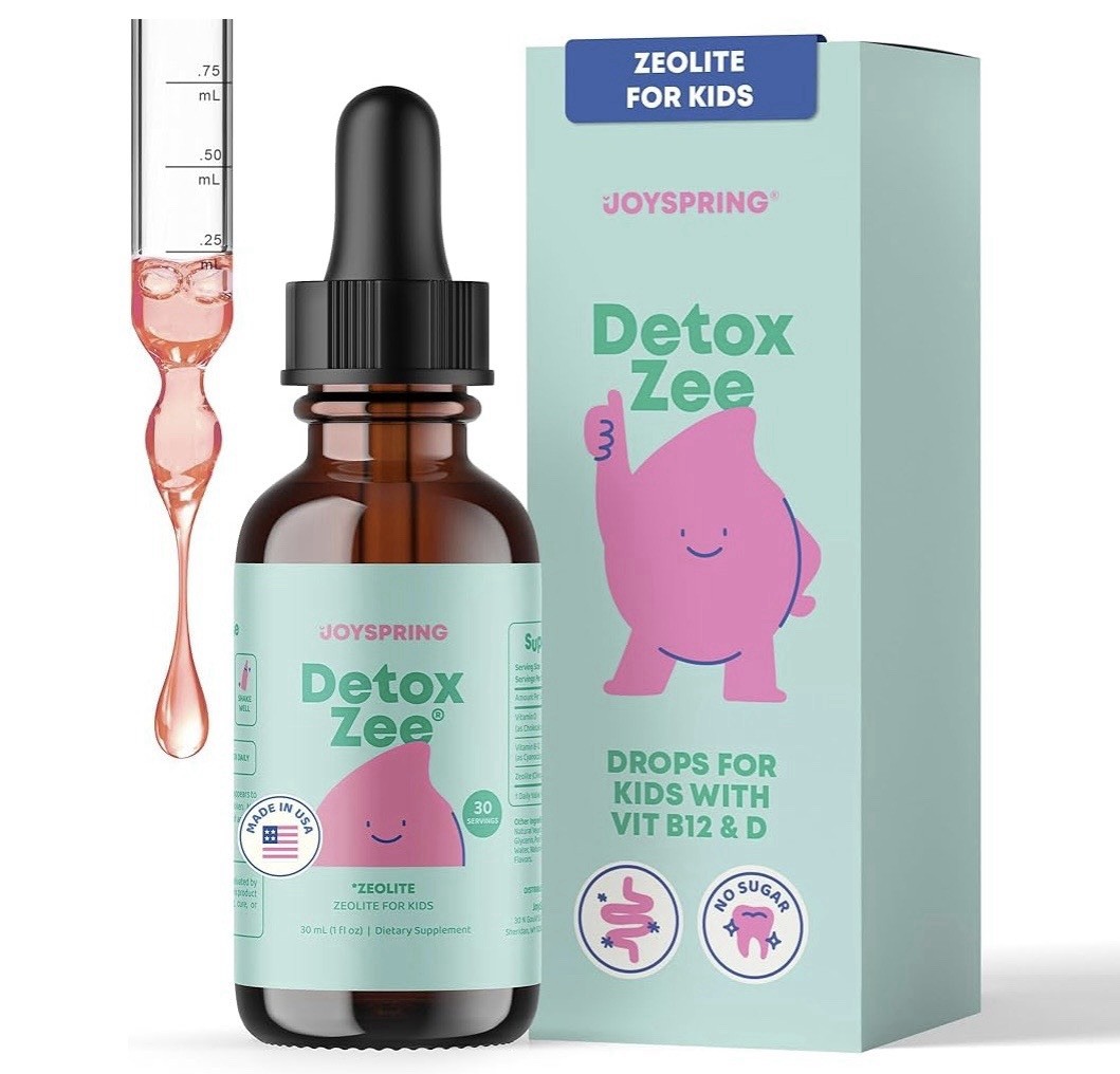 Joyspring * Dextox Zee Kids – For Zeolite *2fl Oz- WILDBERRY Flavor