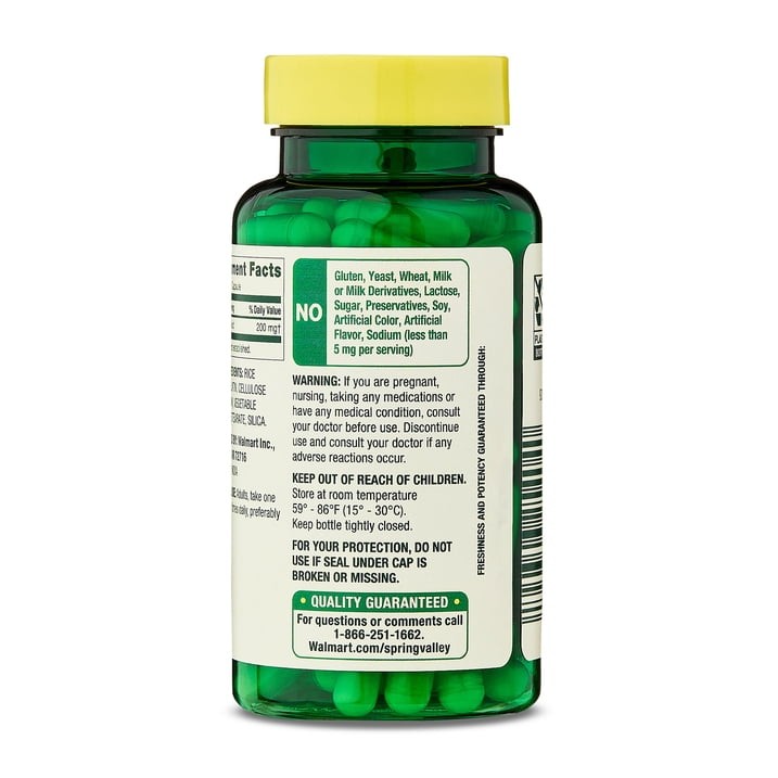 2 Pack Spring Valley Alpha Lipoic Acid 200 mg Capsules, 100 Count