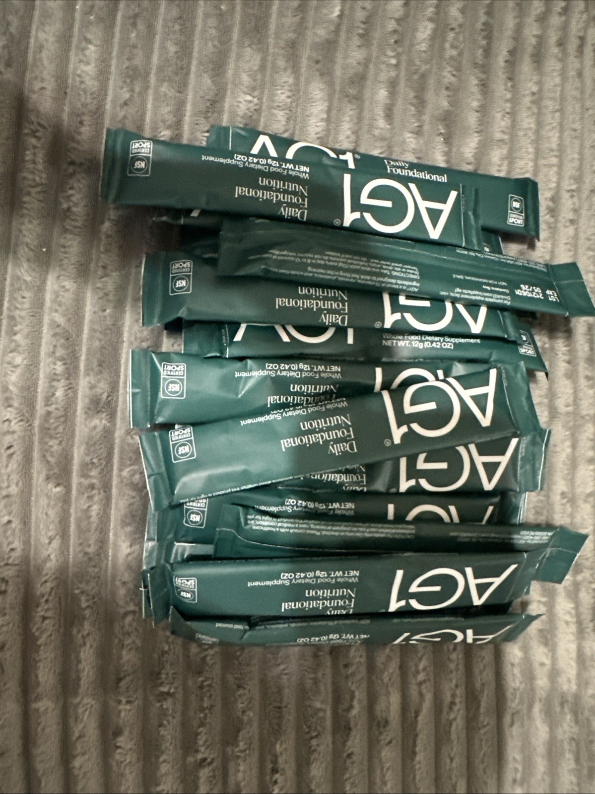 AG1 Athletic Greens 20 Days Travel Packs Nutrition Vitamins Probiotics **READ**
