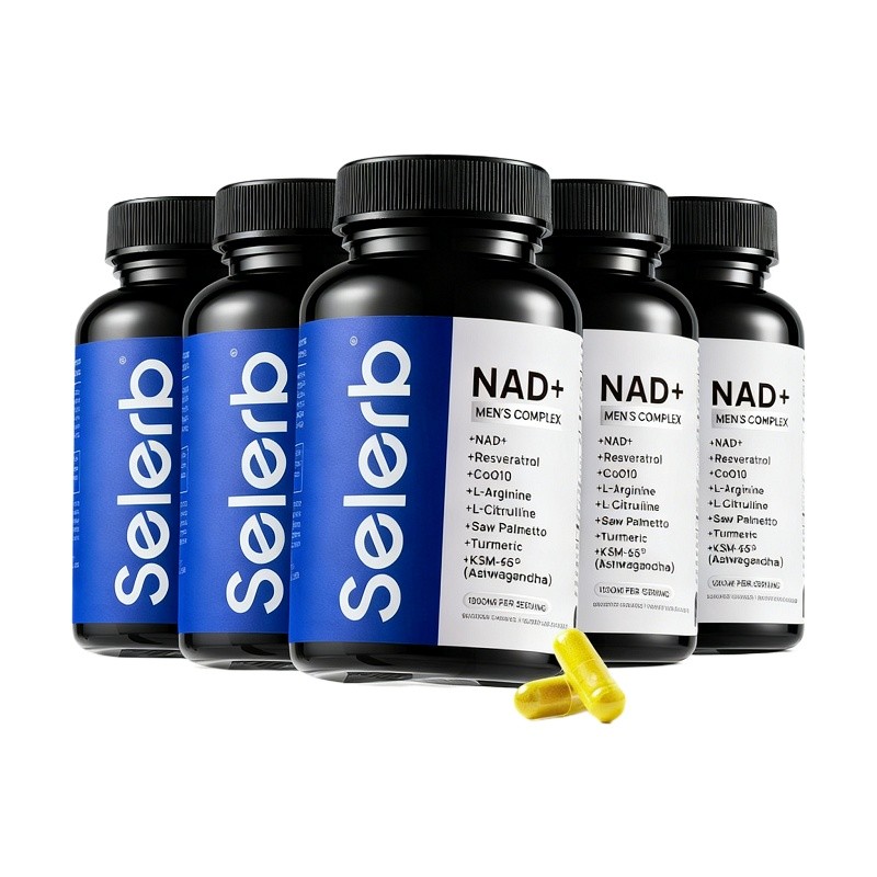 Selerb Men’s Resveratrol Supplement Prostate Supporting with Health CoQ10 60caps