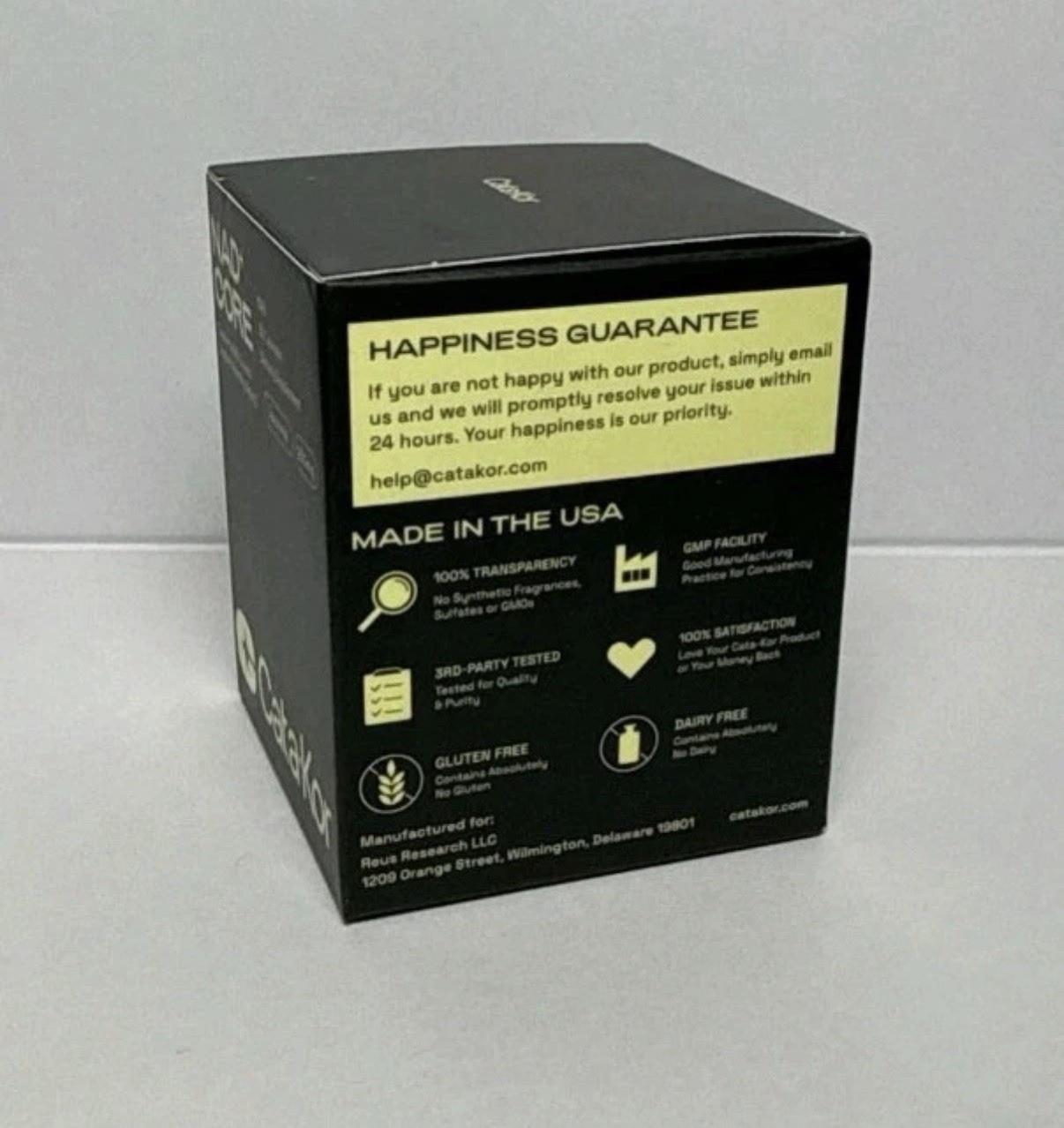CATAKOR NAD+ Core NAD+ Supplement Skin Anti-aging 60 Caps Exp 1/27 Sealed