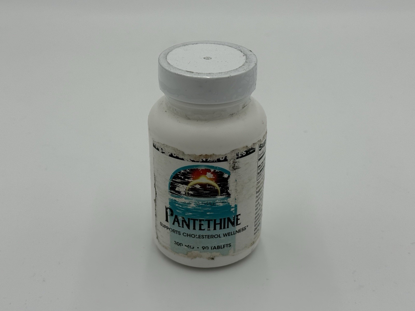 Source Naturals Pantethine 300 mg 90 Tablets Dairy-Free, Egg-Free, Exp. 02/2026