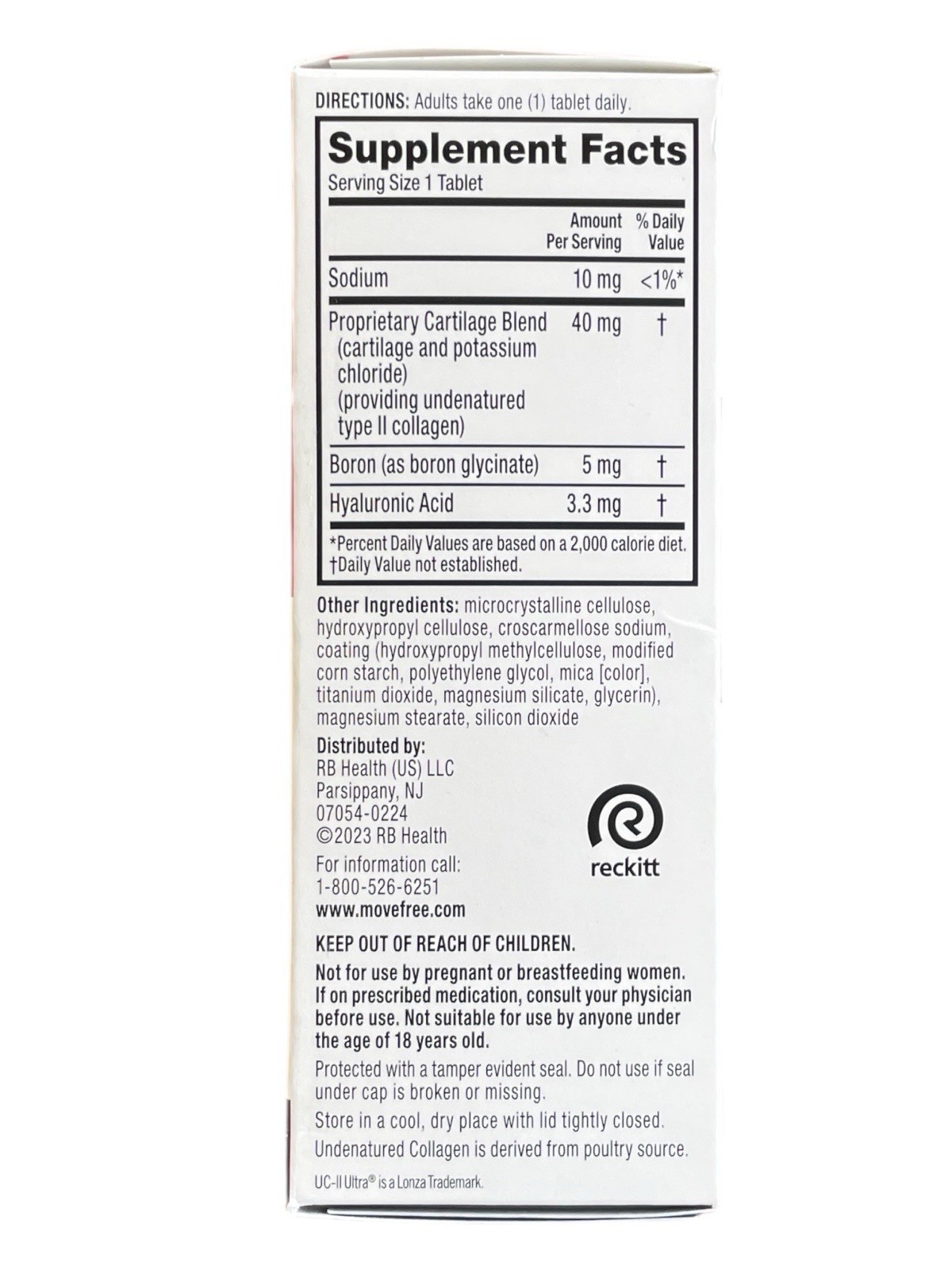 Schiff Move Free Ultra 3X Triple Action 75 Tablets, (150 Count), Exp: 04/28
