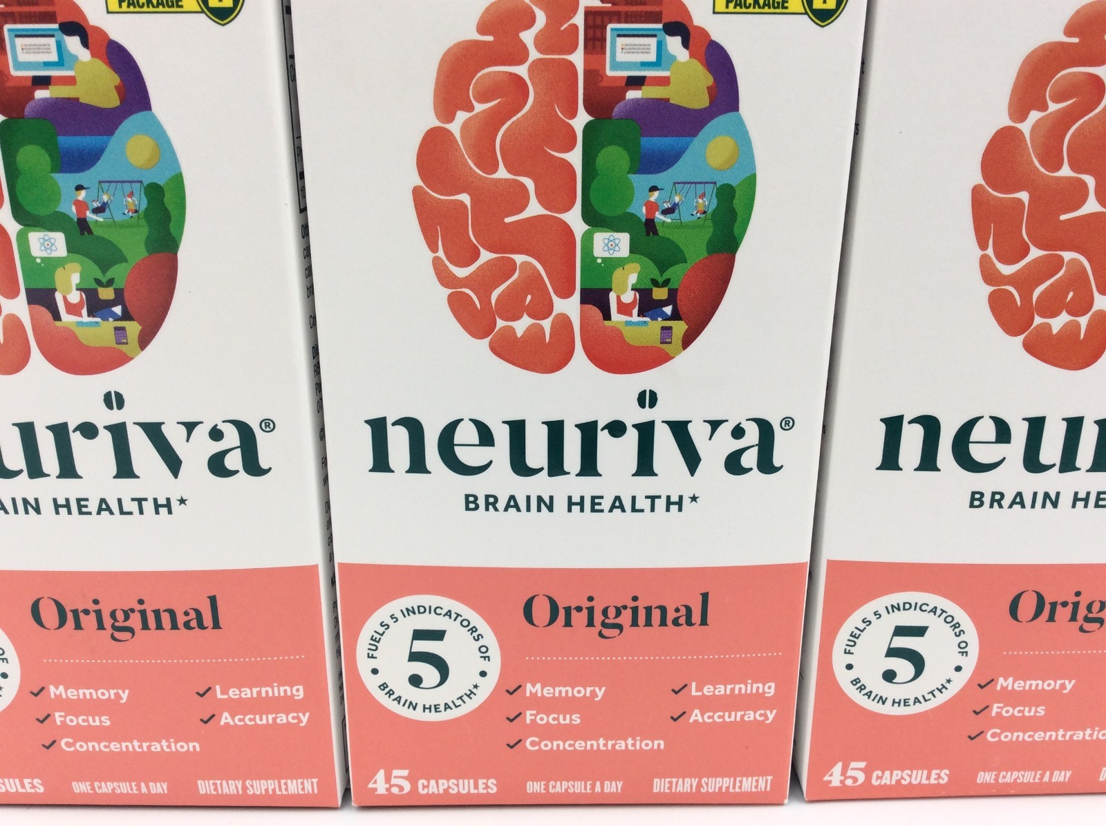 Neuriva Brain Health Original, Memory Focus Concentration, 270 Capsules, 10/2026