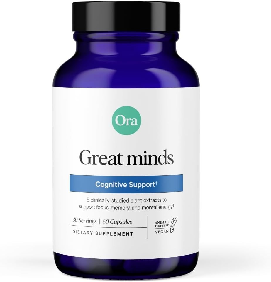 Ora Organic – Brain Health Supplement for Focus, Mental Energy + Memory