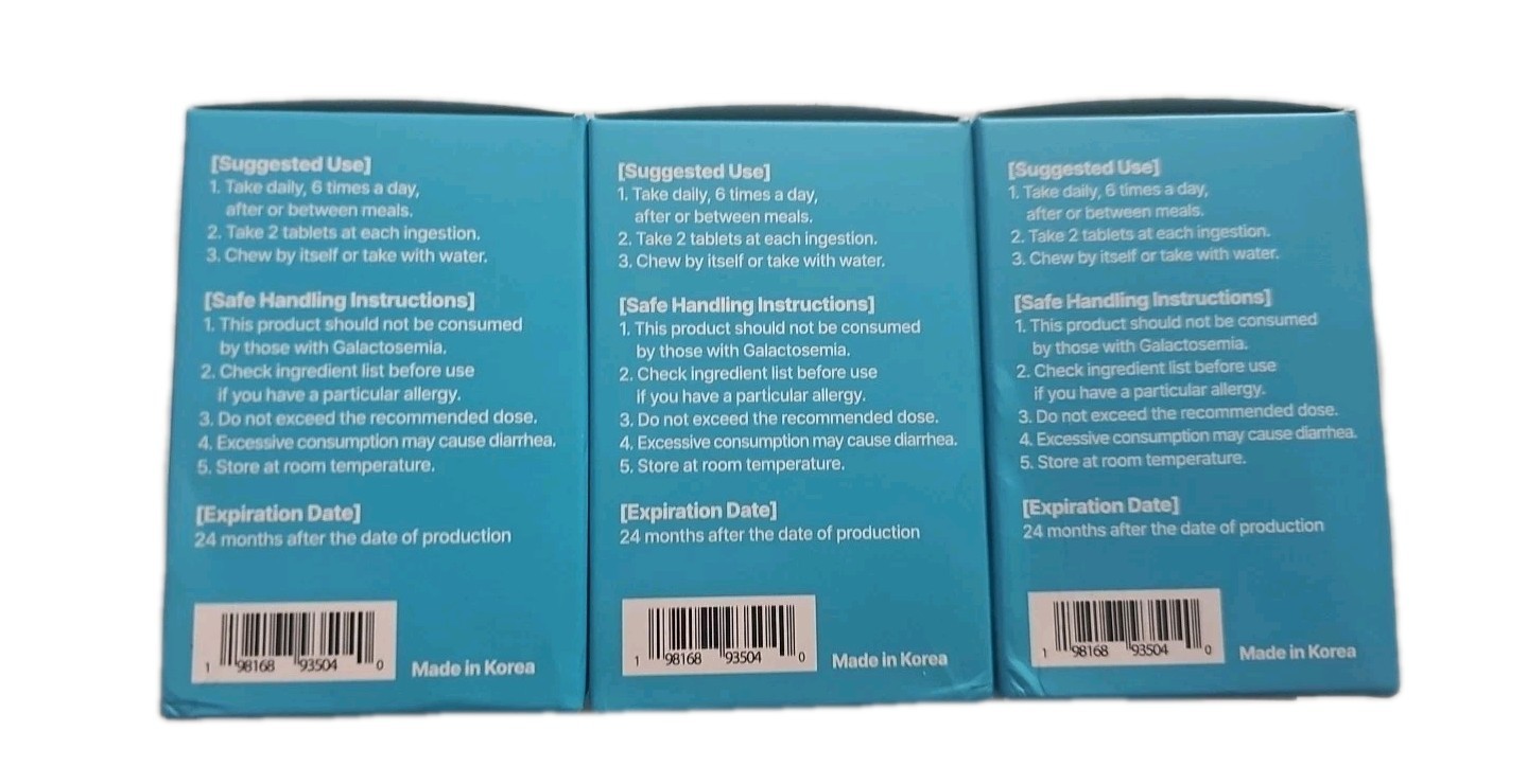 QSI-Lacto Original Prebiotic Supplement – 180 Tablets – New (3 Boxes)