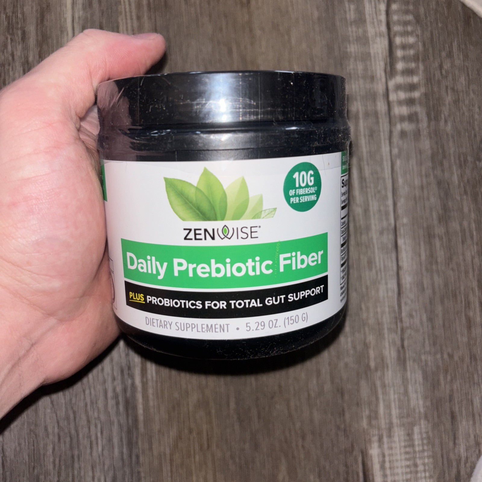 Zenwise Daily Prebiotic Fiber Probiotics Gut Support 5.29oz – New Factory Sealed