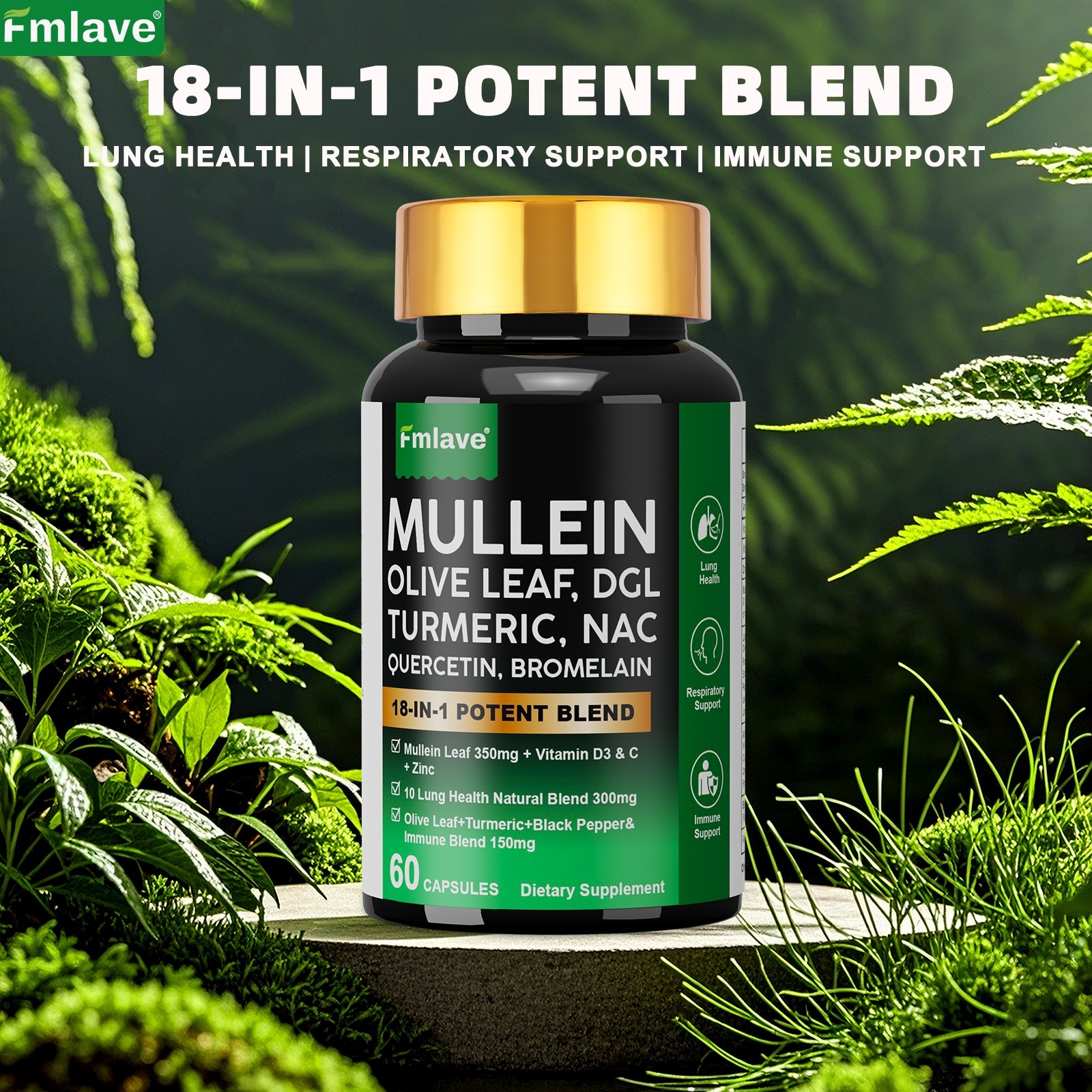 Mullein Lung Cleanse – Herbal Lung Detox & Cleanse for Respiratory Lung Health