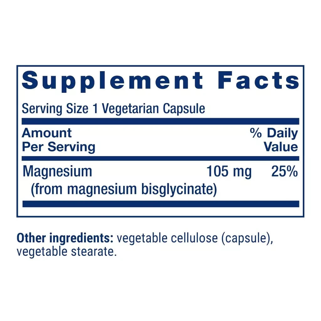 Life Extension Magnesium Glycinate, Heart Health, Bone Health, 90vegcaps