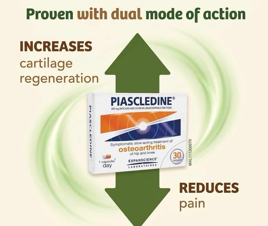 Piascledine 300 mg 60 Units Made In France