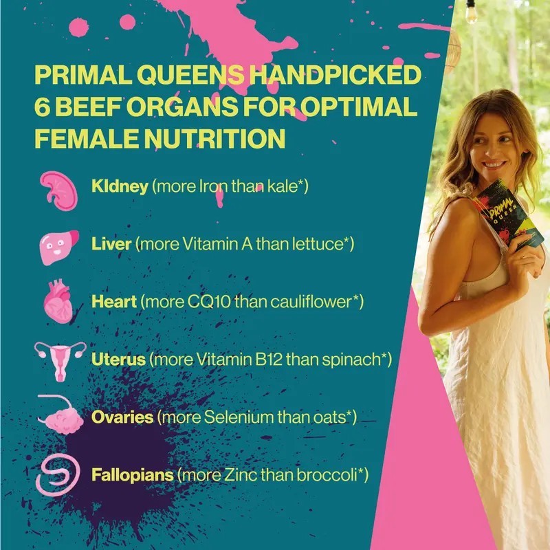 Primal Queen Beef Organ Superfood – 30 DayRefill