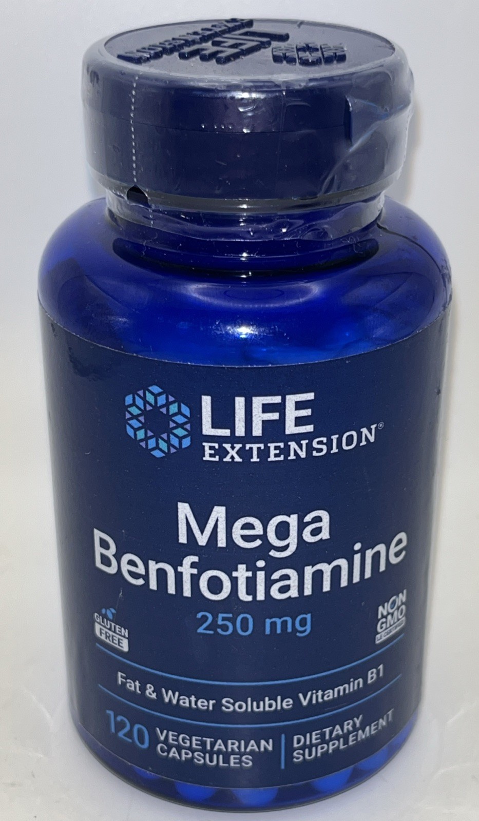 Life Extension MEGA BENFOTIAMINE 250mg 120 CAPSULES – 08/2026 Exp Date