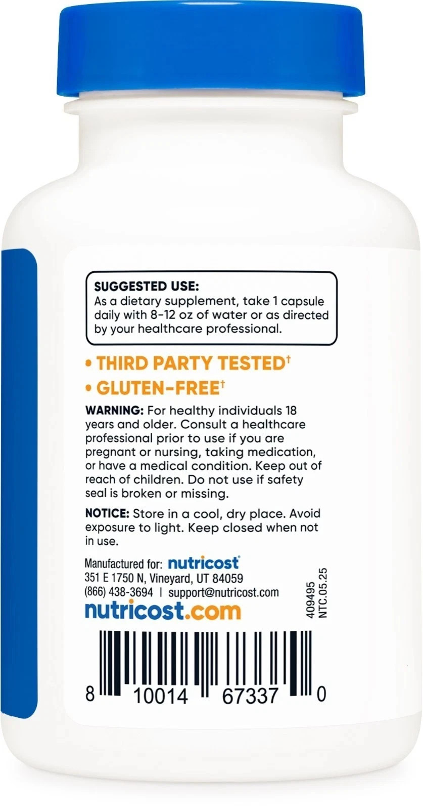 Nutricost Nattokinase 2,000FU – 120 Capsules