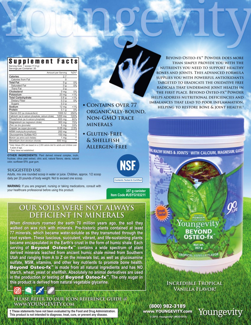 Youngevity Dr. Wallach Beyond Osteo FX™ Powder (0.84 LB)
