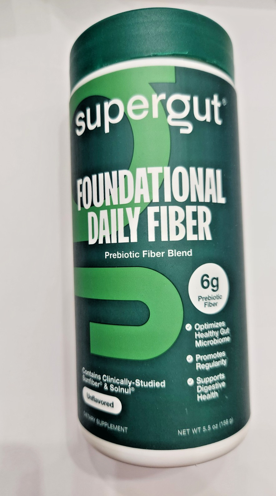 Supergut Foundational Daily Fiber Prebiotic Blend 5.5oz, New, Sealed
