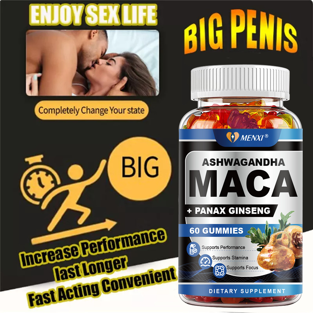 MENXI Male Gummies – All Natural Enhancement Support For Men -60 Gummies Non-GMO