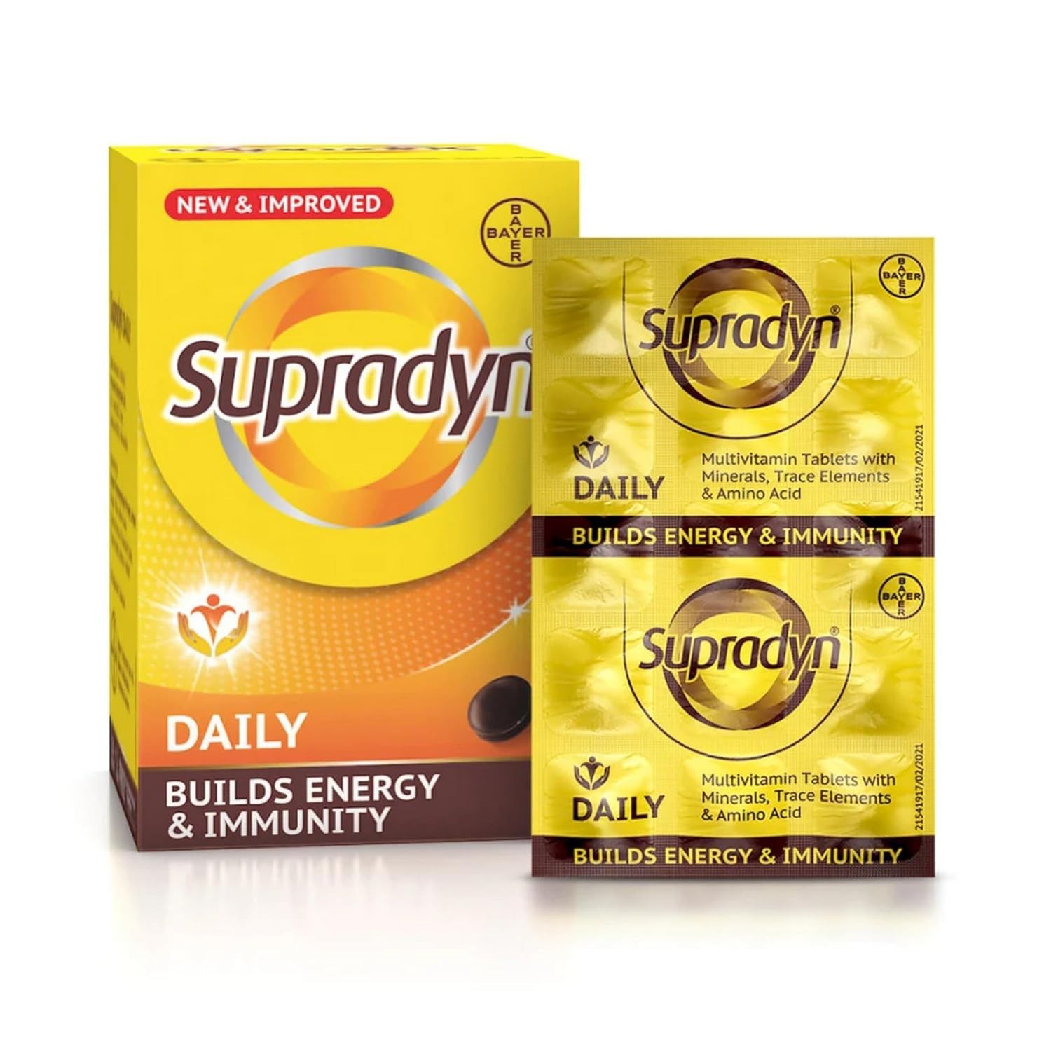 Supradyn Daily Multivitamin – (10Strips X 150Tab)