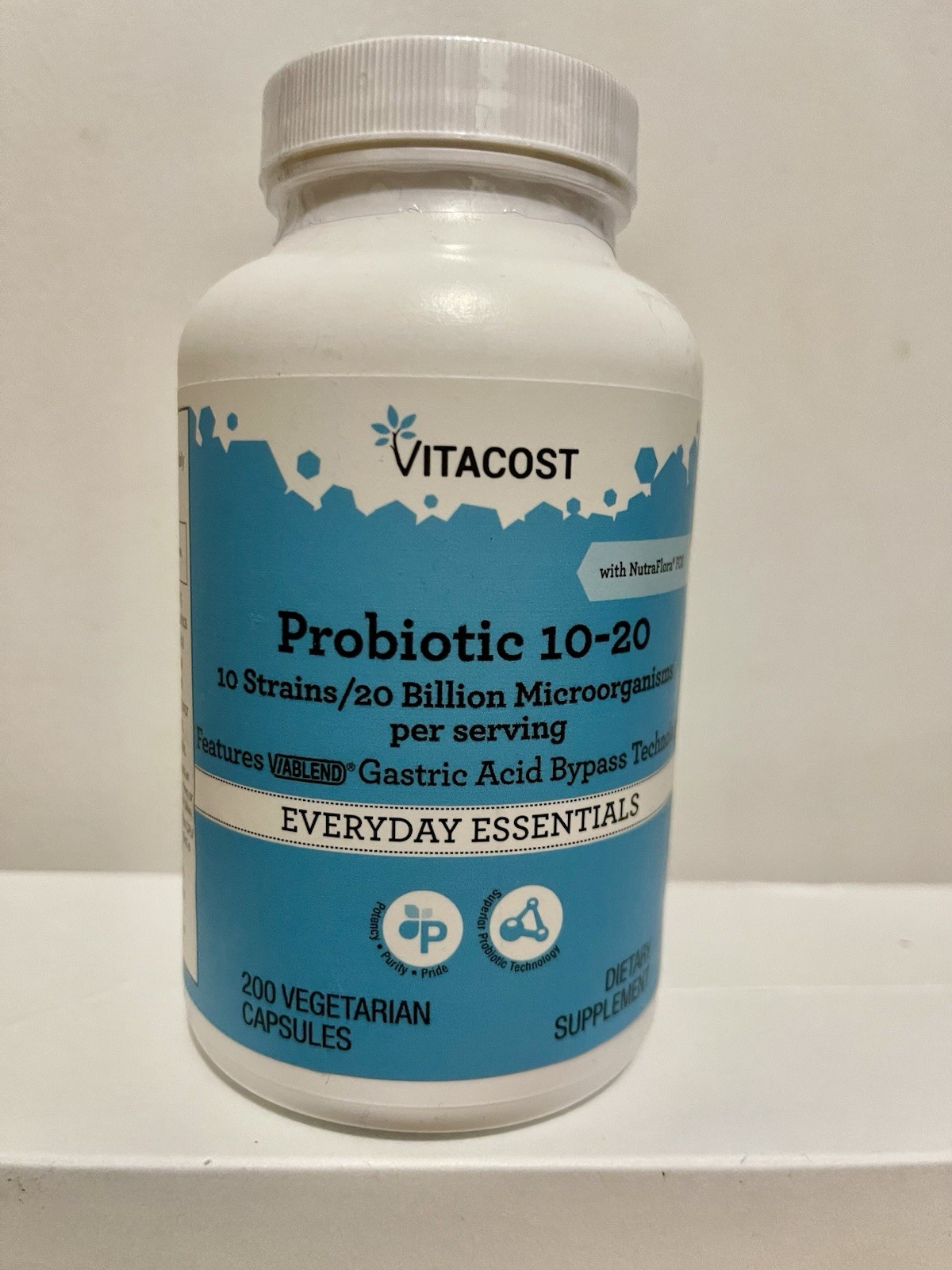 Vitacost Probiotic 10-20 – 200 Vegetarian Capsules NEW exp 11/2026
