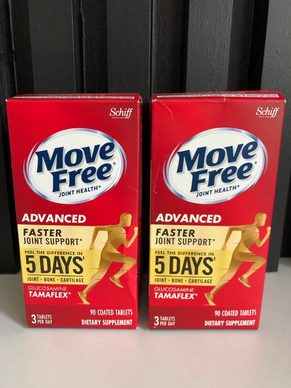 Move Free Joint Support Tablets – 180 Total (2 Boxes), New Sealed