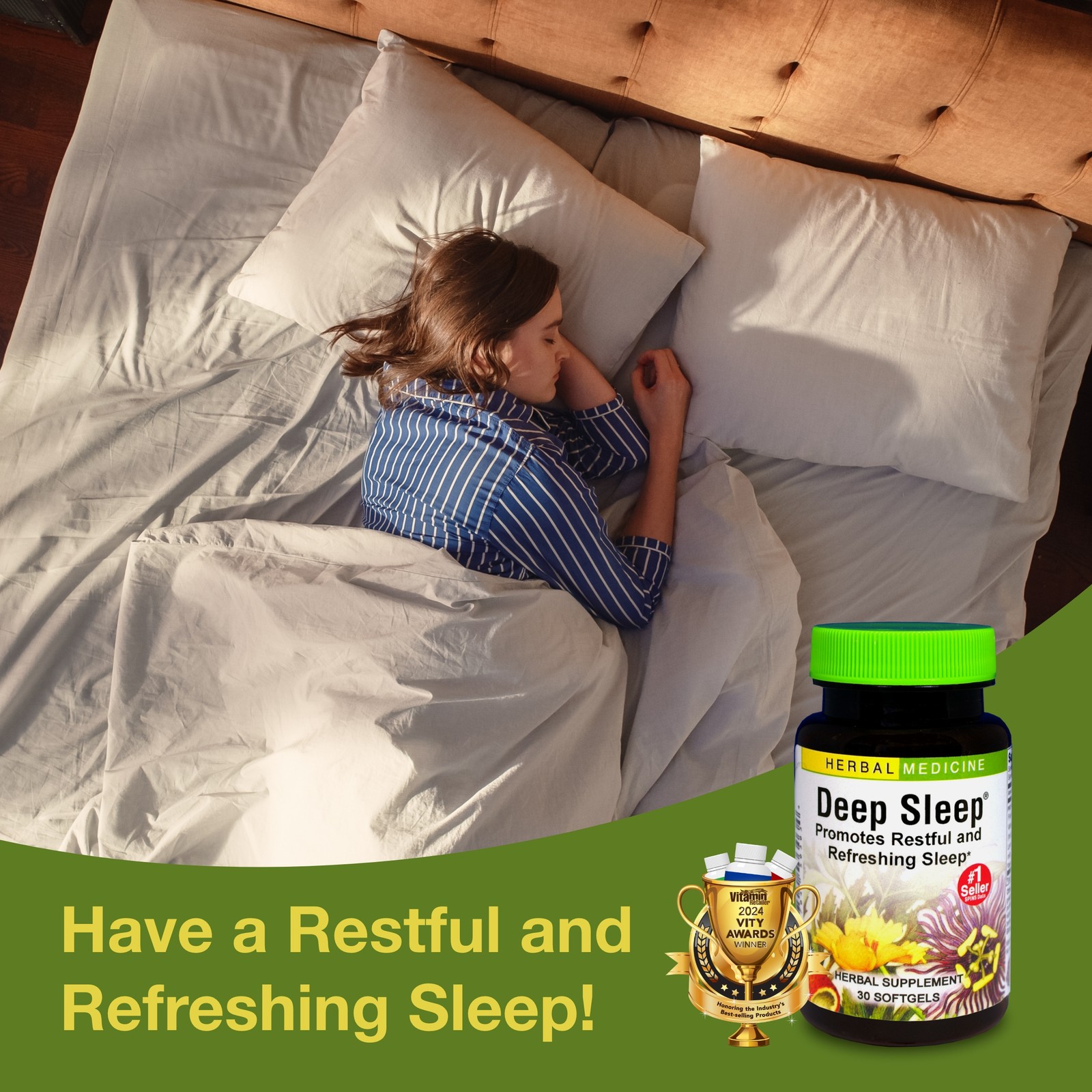 Herbs Etc. Deep Sleep Soft Gels – 30 Count (Pack of 1)