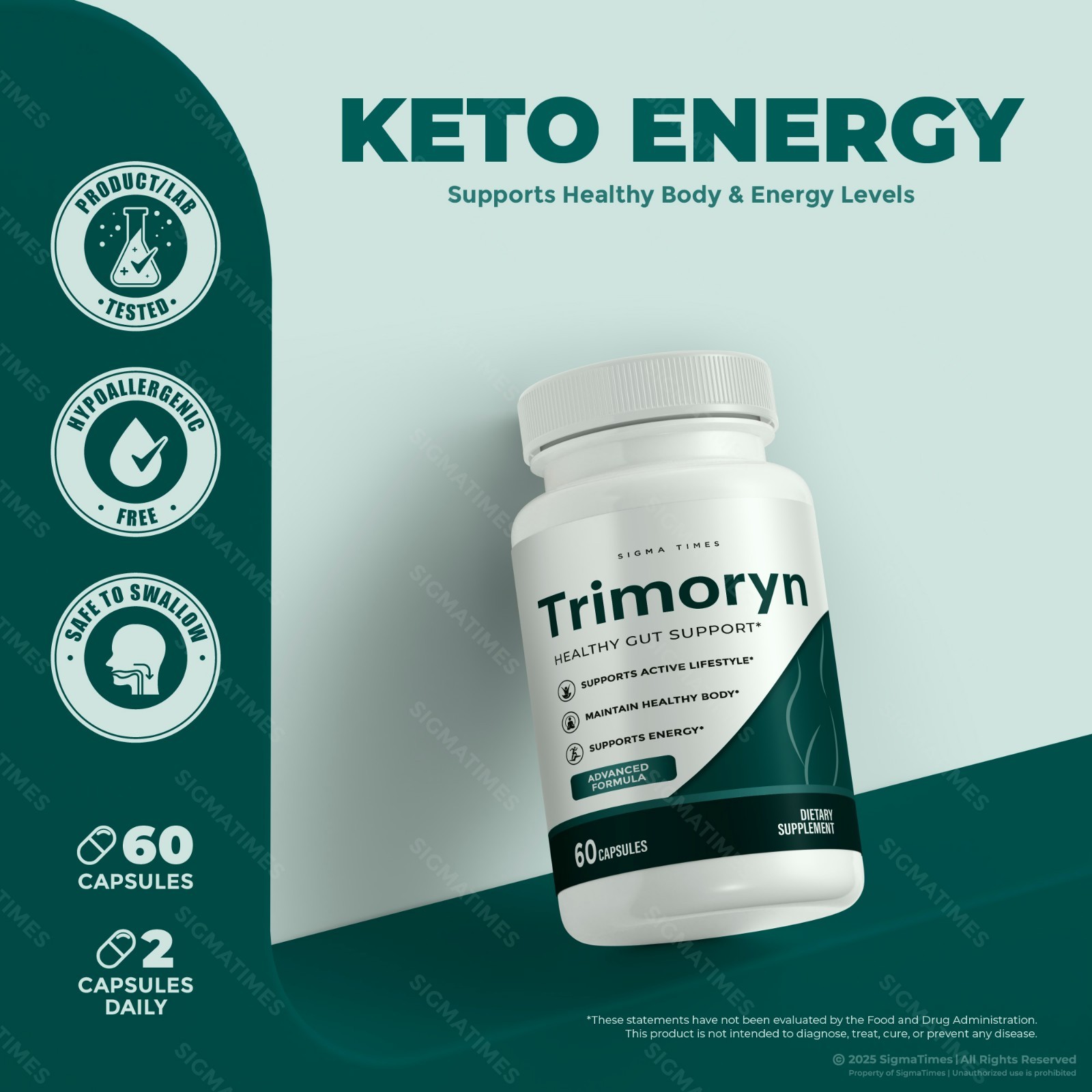 Trimoryn Capsules, Advanced Weight Loss Pills & Metabolism Support – 5 Pack