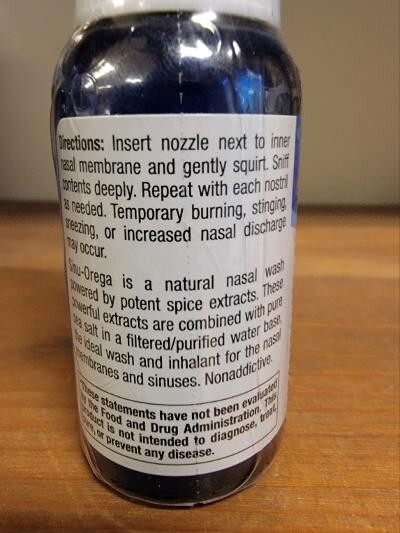 Sinu Orega 1 fl oz North American Nasal Mist