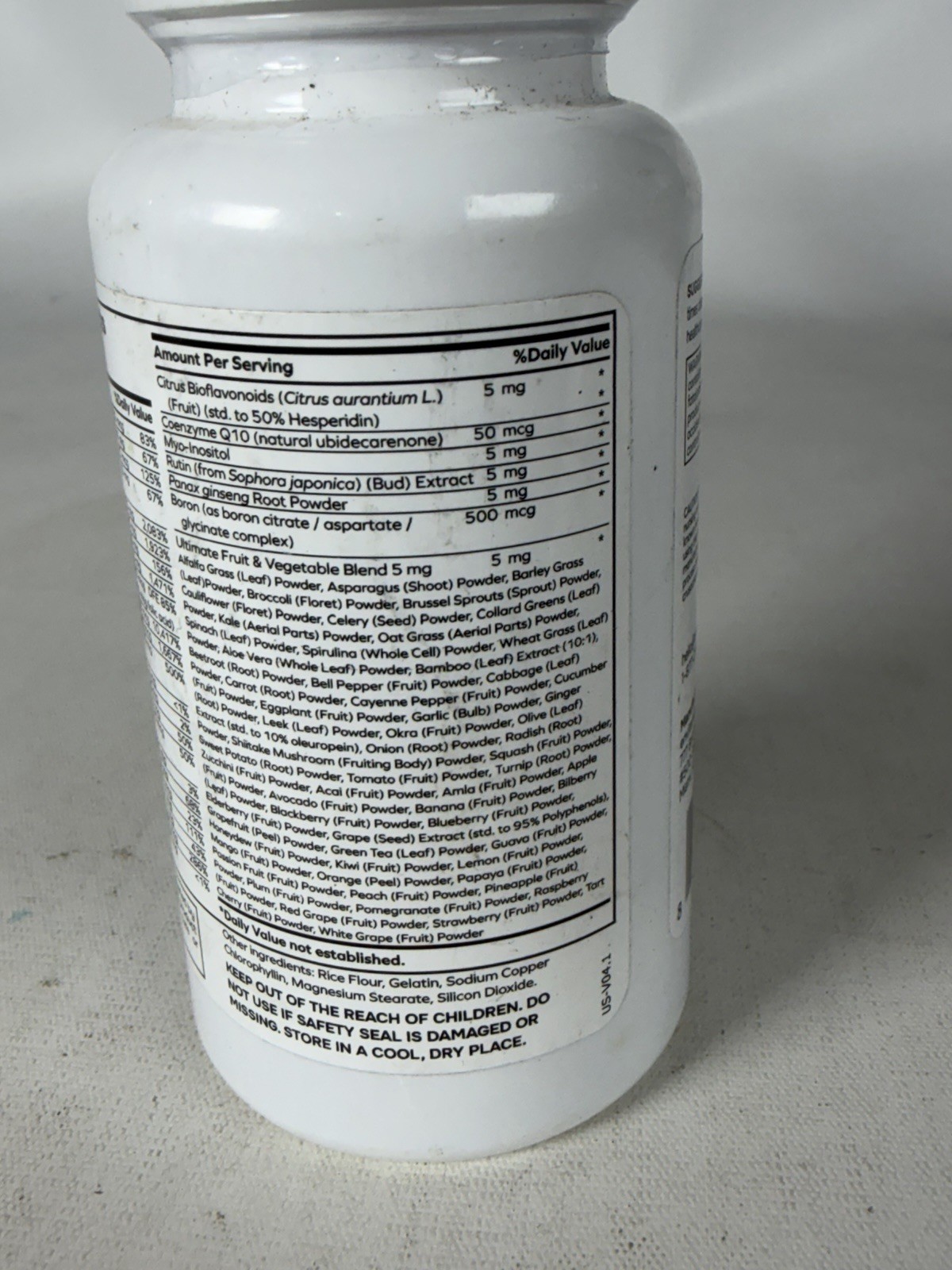 Ultimate Multivitamin Multimineral & Superfood w/ 42 Fruit and Veg. Exp:10/2028