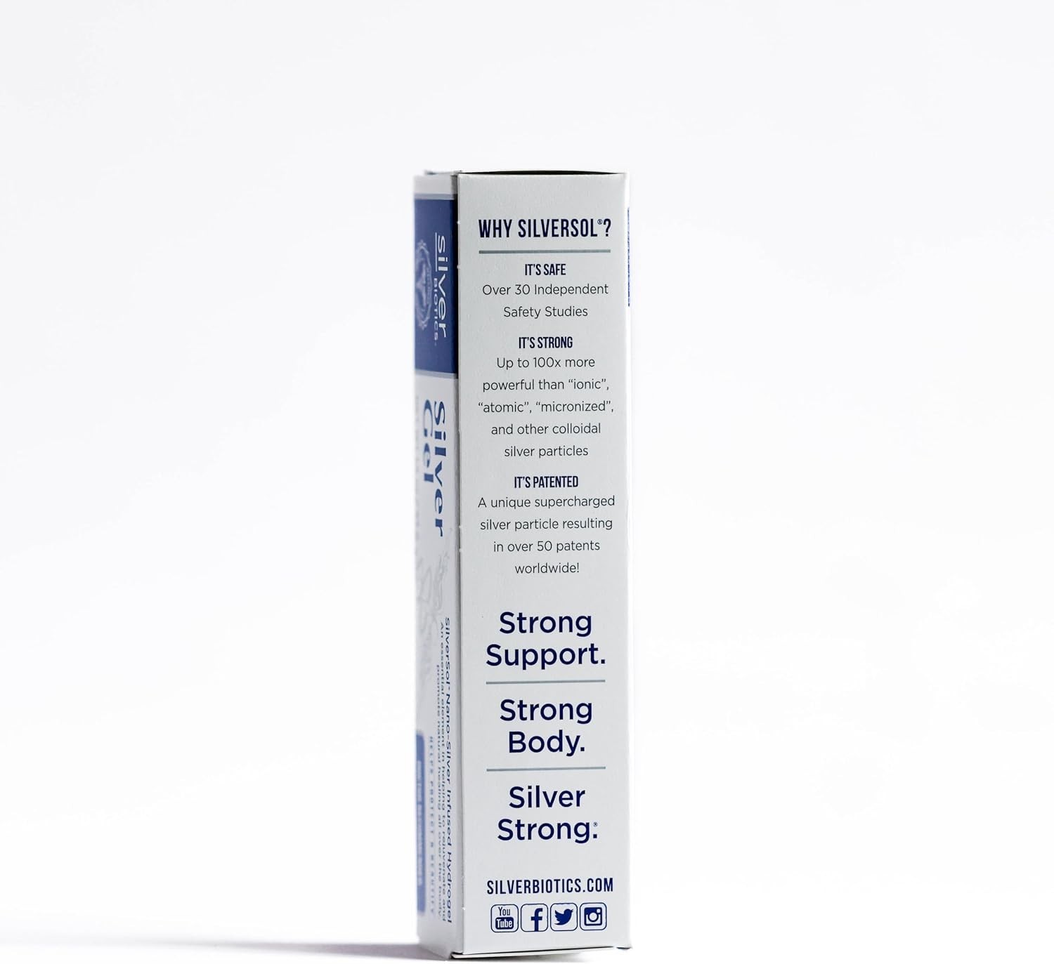 Silver Biotics Patented Multivalent SilverSol 20 PPM Soothing Skin Gel | Vers…