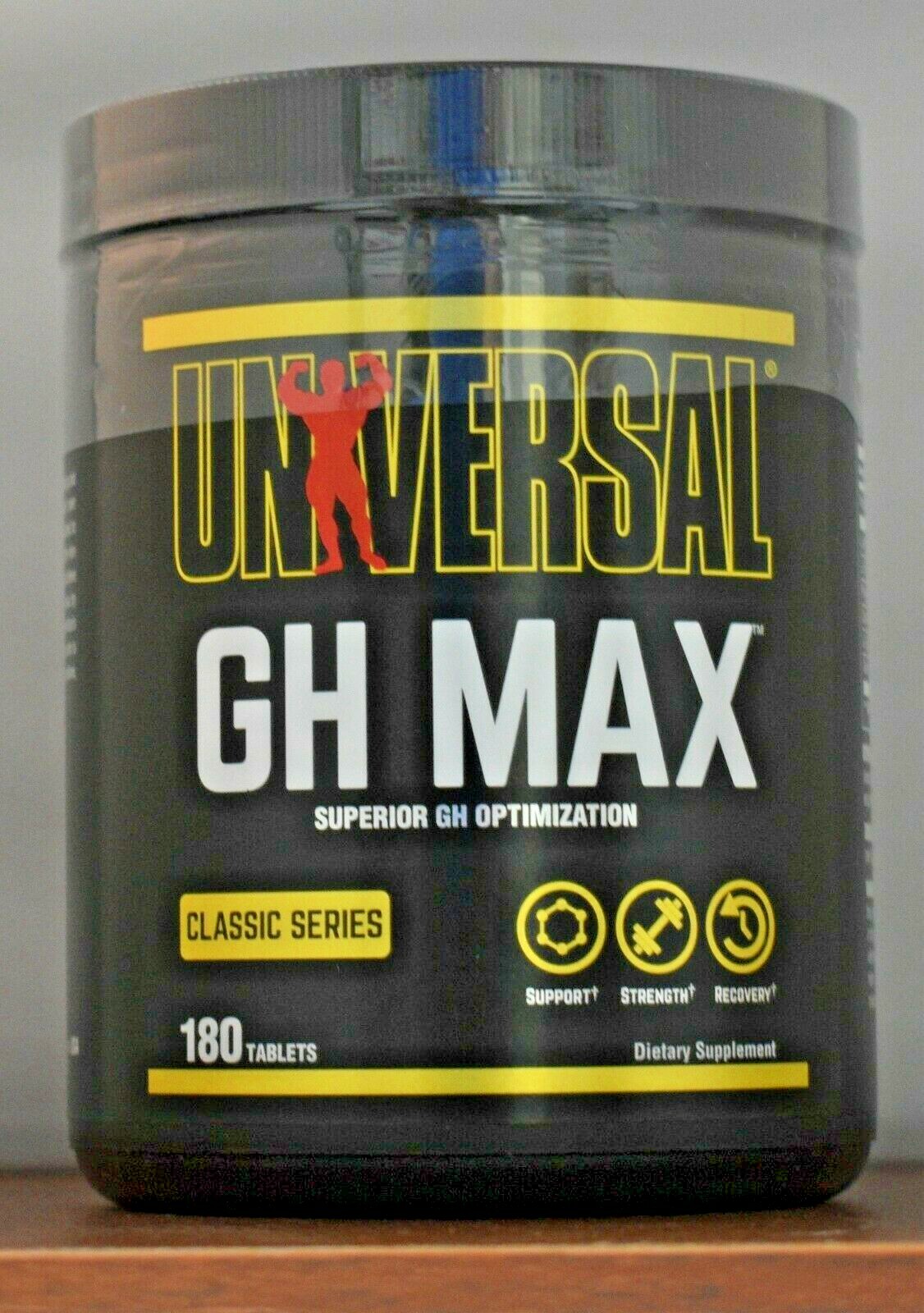 Universal Nutrition GH Max Superior GH Optimization 180 Tablets