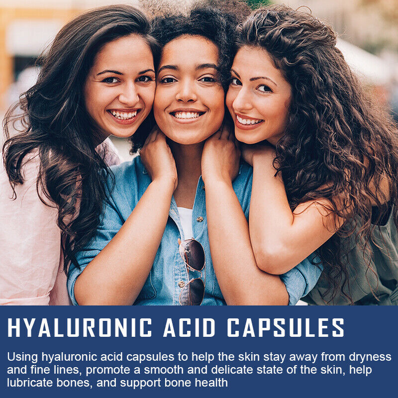 Hyaluronic Acid Turmeric Collagen Supplement Skin and Joint Support 120 x 850mg