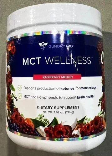 Gundry MD MCT Wellness – Raspberry Medley – 8.25 oz – Dietary Supplement