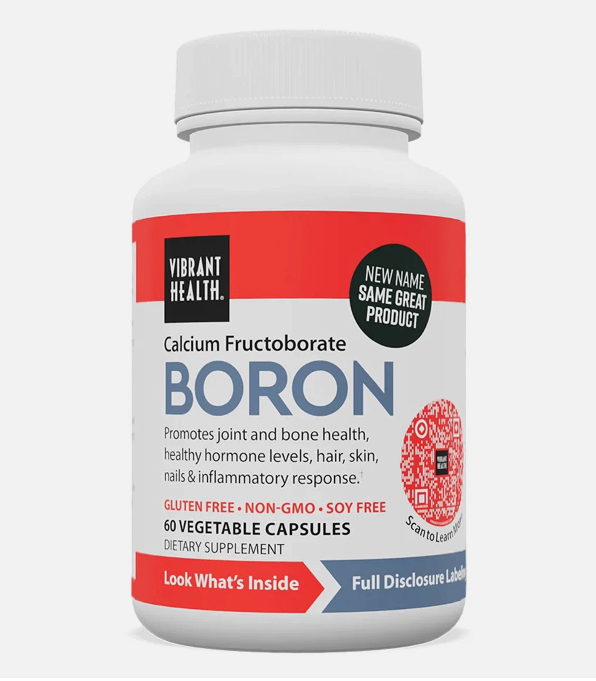 Vibrant Health Super Natural Boron 60 Vegicaps EXP 06/2027