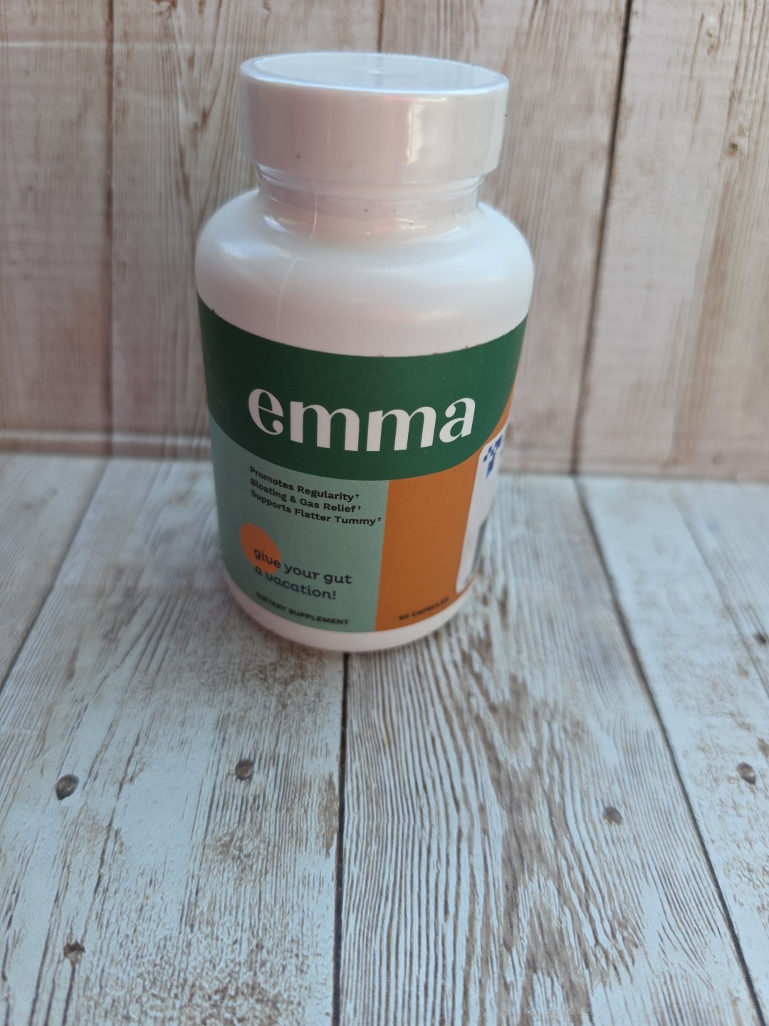 Emma Gut Health Doctors Endorsed Supplement – 60 Capsules – Relief from Gas