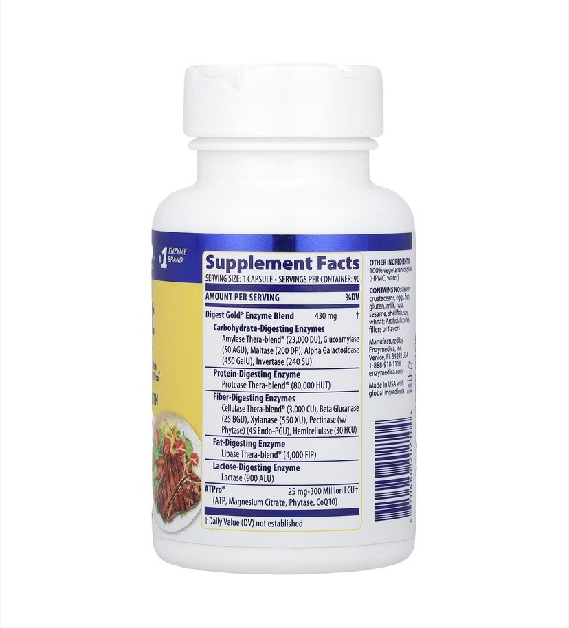 Digest Gold® with ATPro™, 90 Capsules {Exp:08/2027+}
