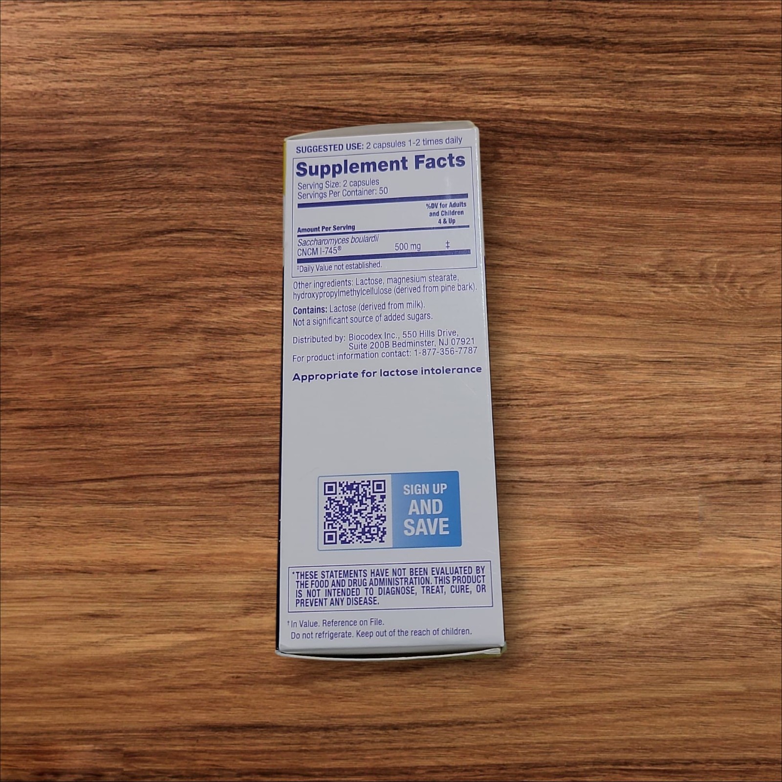 Florastor Probiotics for Digestive and Immune Health, 100 Capsules