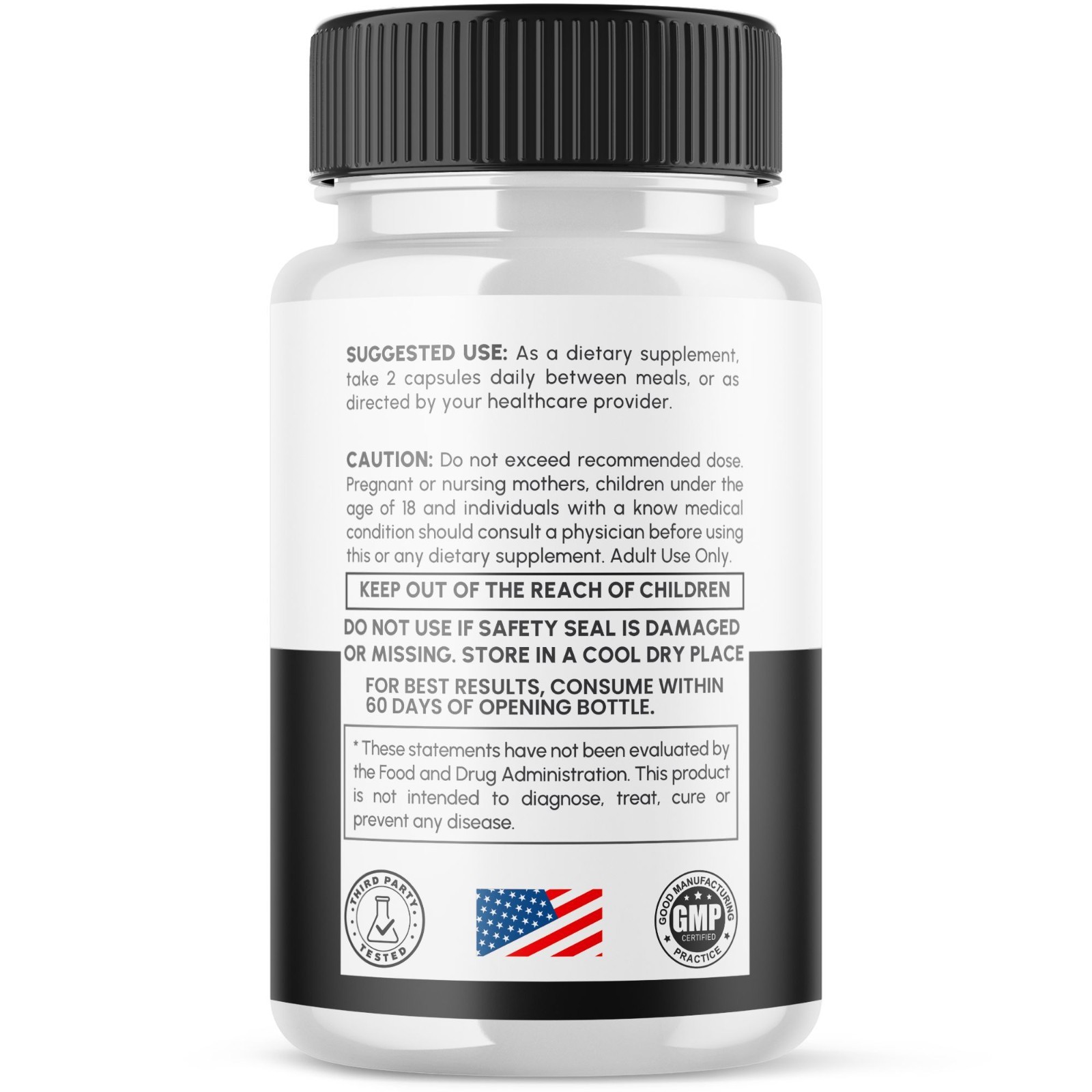 (1 Pack) Horse Gelatin Advanced Male Support Supplement HorseGelatin 60 Capsules
